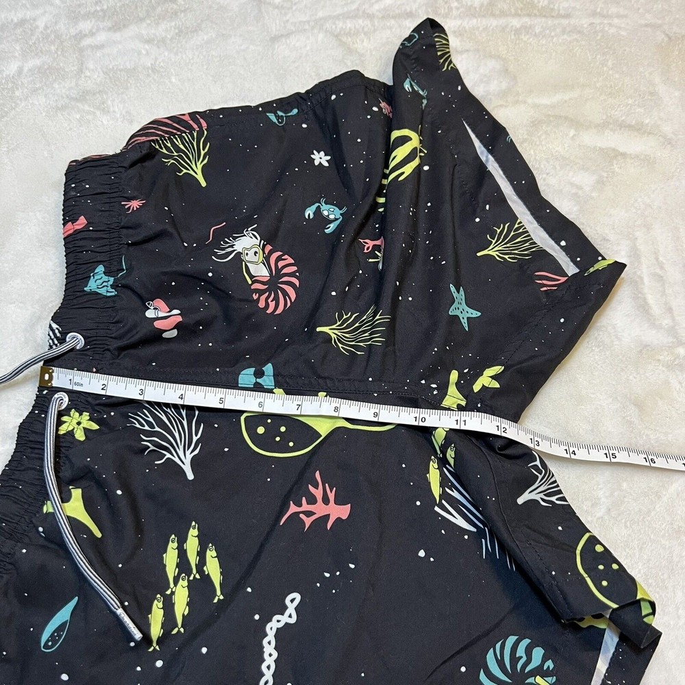 Boardies Black Ocean Print Swim Trunks Men’s S Lined 5.5 Inch Inseam - Picture 12 of 13